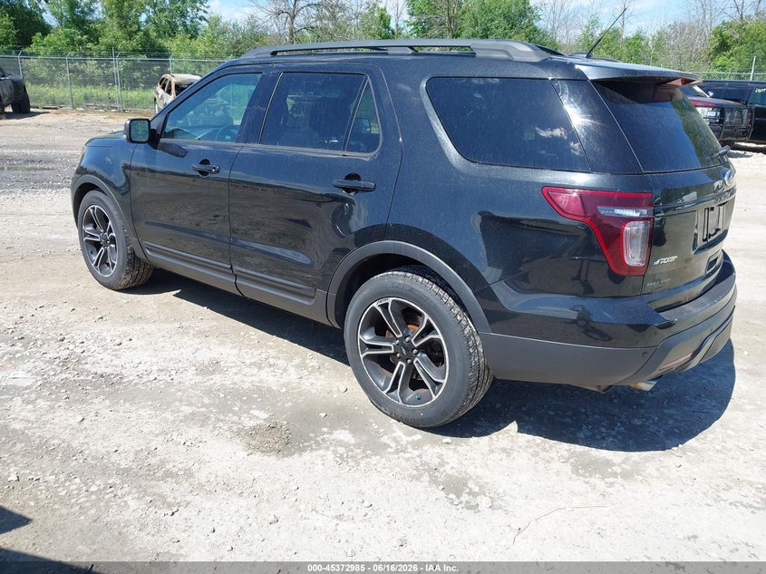 Vin: 1fm5k8gt6fgc47016, lot: 45870971, ford explorer sport 20153