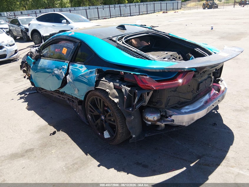 Vin: wby2z2c54gv675976, lot: 45870972, bmw i8 20163