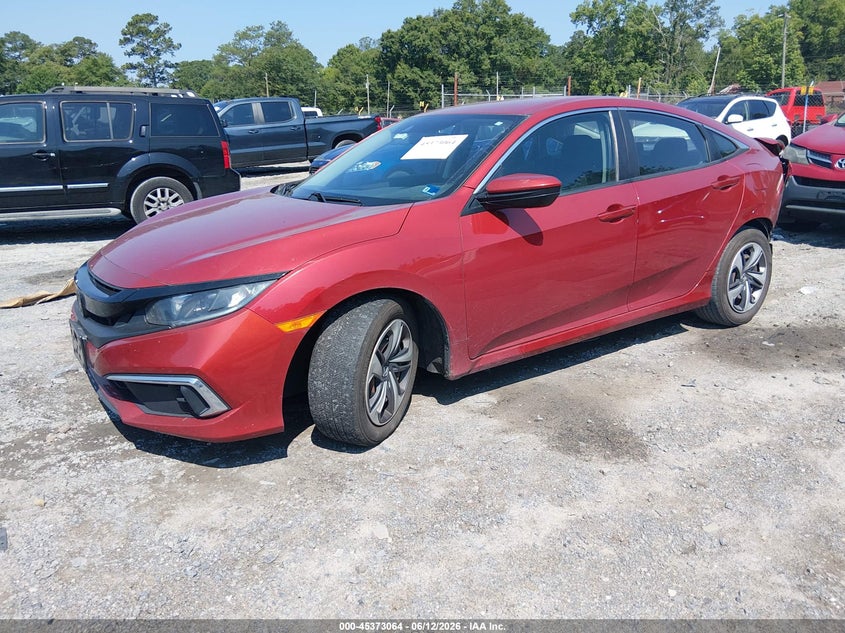 2019 Honda Civic Lx 19XFC2F66KE211559 photo 1