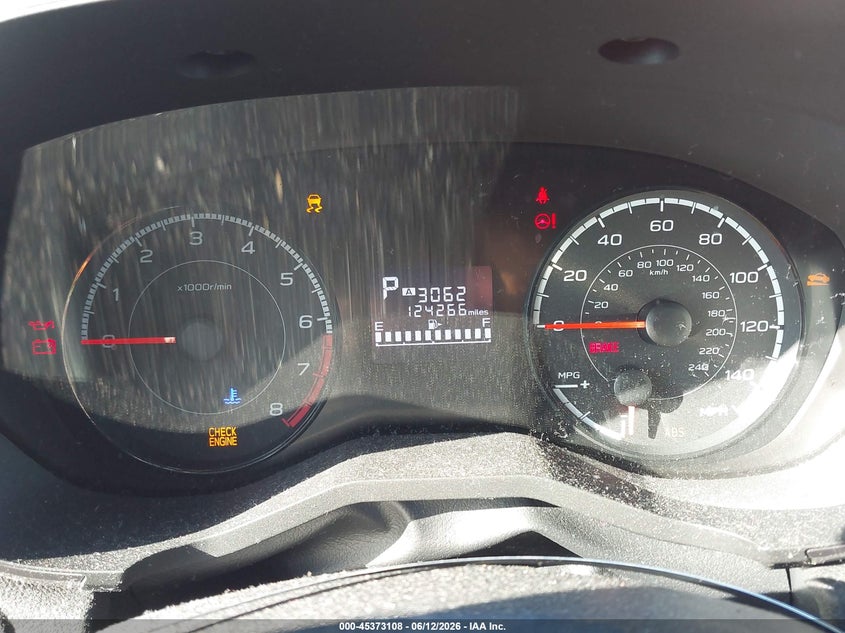 2019 SUBARU XV SPORT UTILITY VEHICLE 2.0L H-4 DI, DOHC, VVT, 152HP