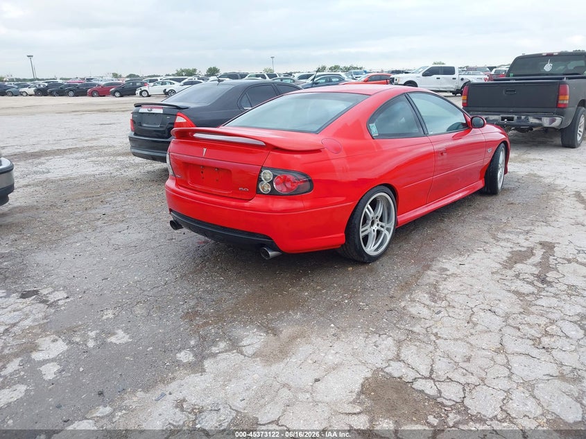 2006 PONTIAC GTO auction photo 4