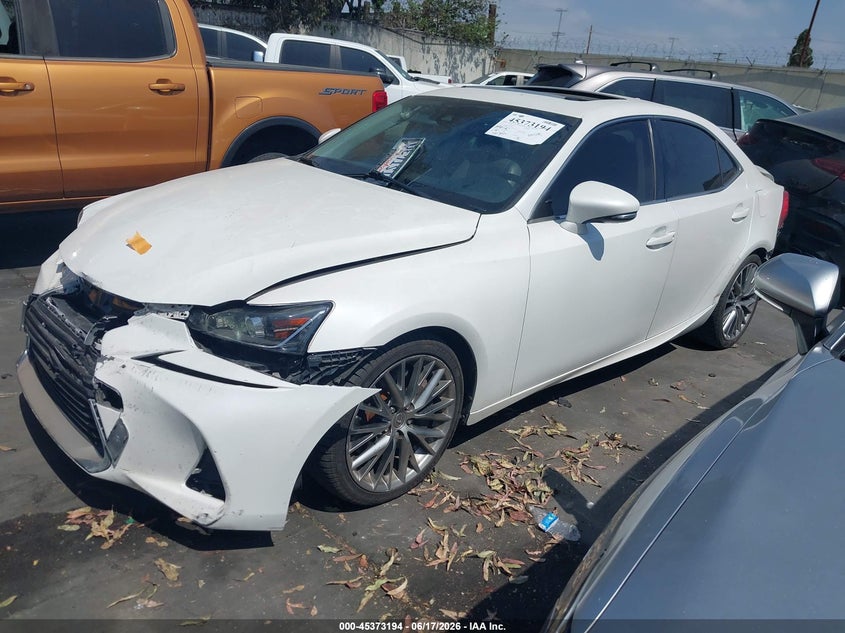 Vin: jthba1d26h5040278, lot: 45871180, lexus is 200t 20172