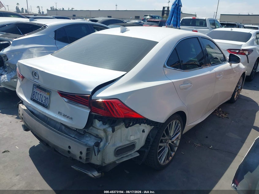Vin: jthba1d26h5040278, lot: 45871180, lexus is 200t 20174