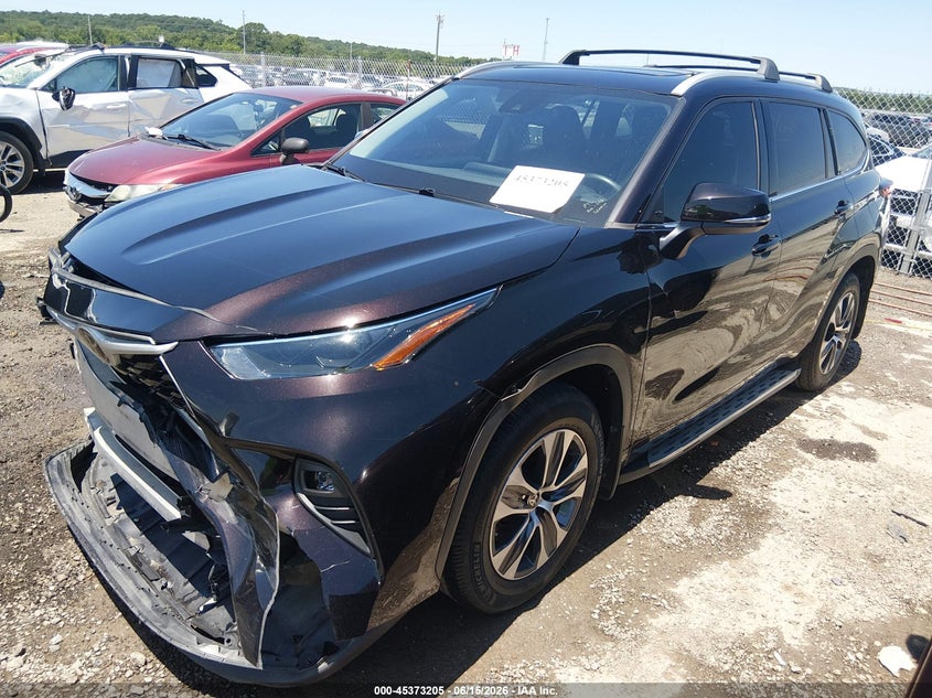 Vin: 5tdgzrahxns125296, lot: 45871191, toyota highlander xle 20222