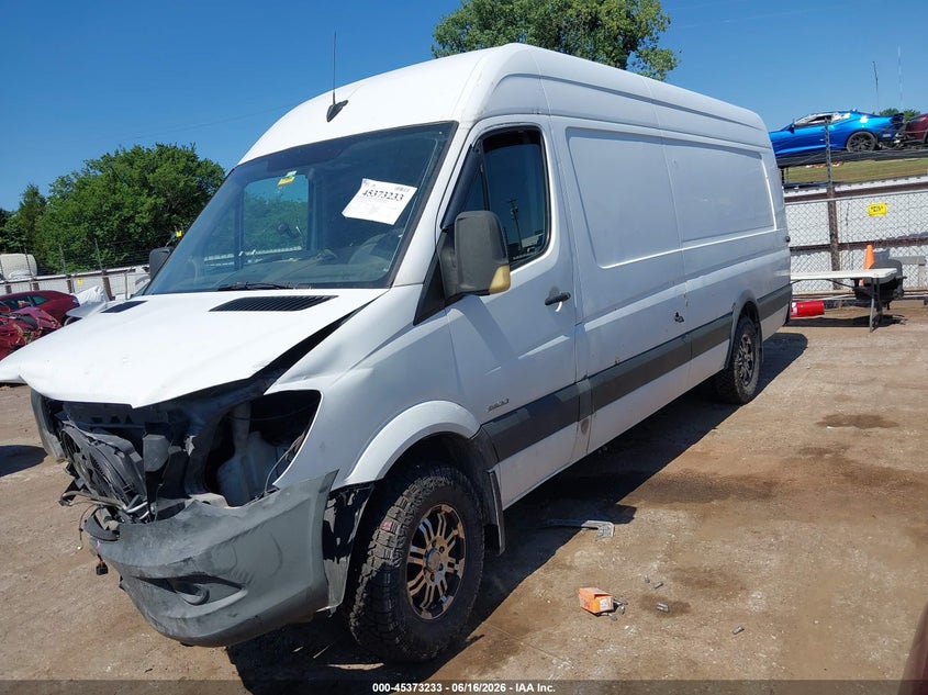 Vin: wdype8dc2e5857177, lot: 45871220, freightliner sprinter 2500 high  roof 20142