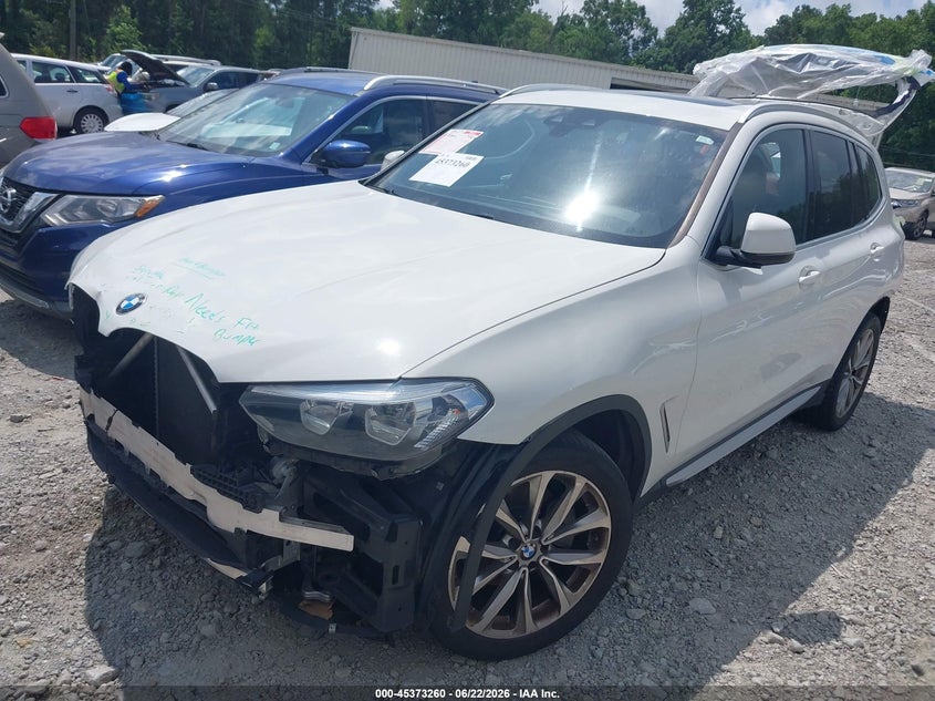 Vin: 5uxtr7c55klf34097, lot: 45871246, bmw x3 sdrive30i 20192