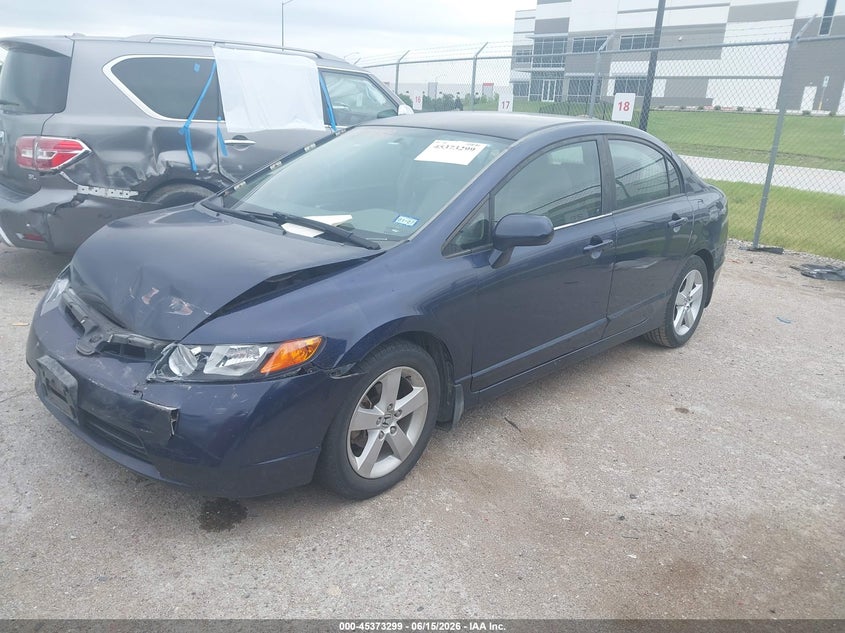 2006 Honda Civic Lx 1HGFA16596L048086 photo 1