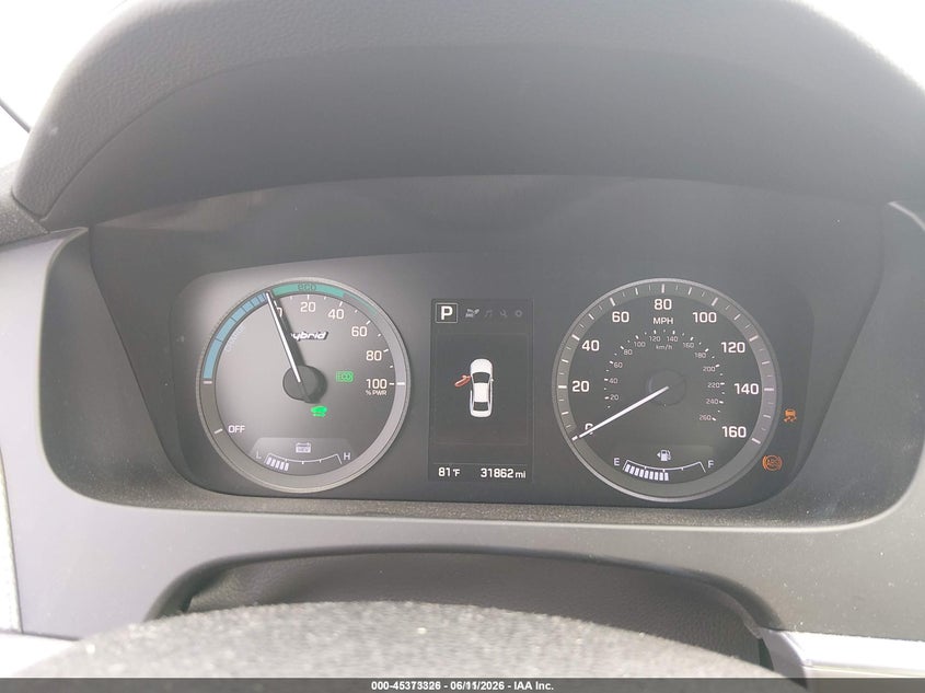 2017 HYUNDAI SONATA HYBRID auction photo 7