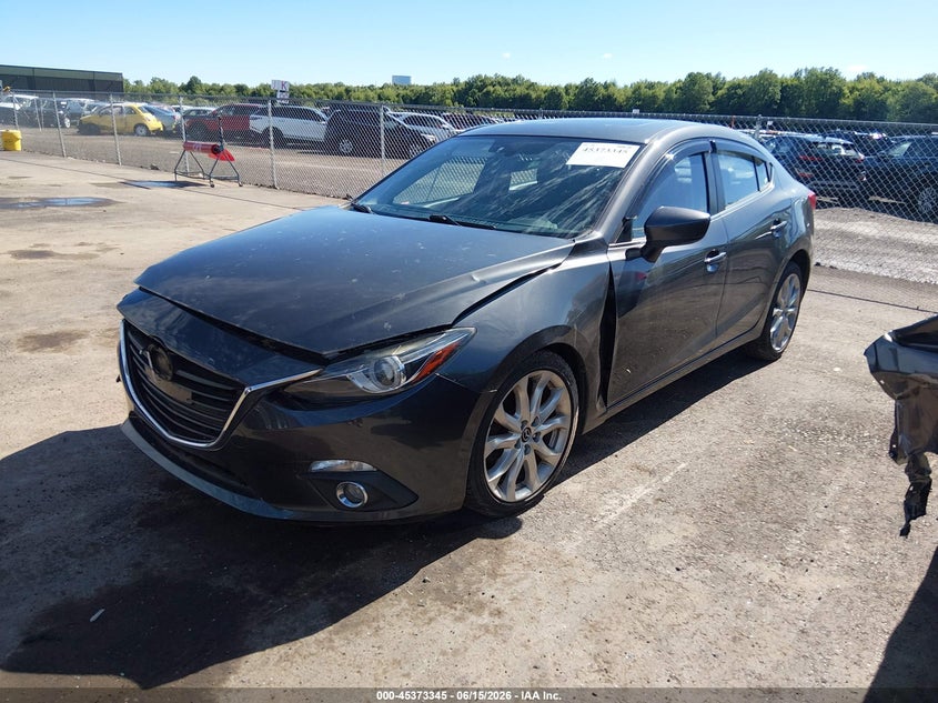 Vin: jm1bm1w3xe1127411, lot: 45871331, mazda mazda3 s grand touring 20142