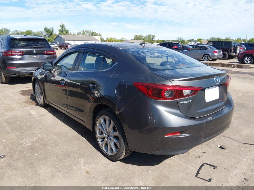 Vin: jm1bm1w3xe1127411, lot: 45871331, mazda mazda3 s grand touring 20143