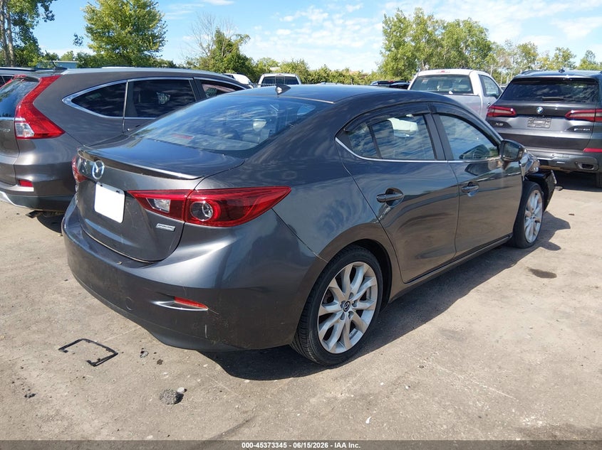 Vin: jm1bm1w3xe1127411, lot: 45871331, mazda mazda3 s grand touring 20144