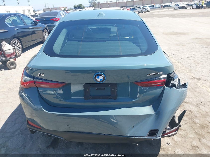 2025 BMW I4 Gran Coupe Edrive40 VIN: WBY23HD04SFV07491 Lot: 45373396