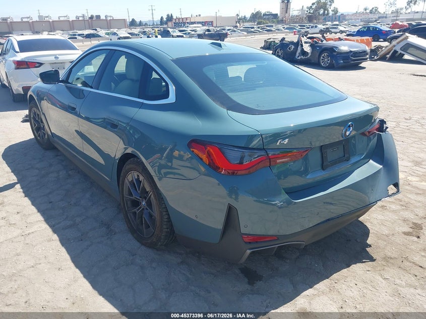 2025 BMW I4 GRAN COUPE auction photo 3
