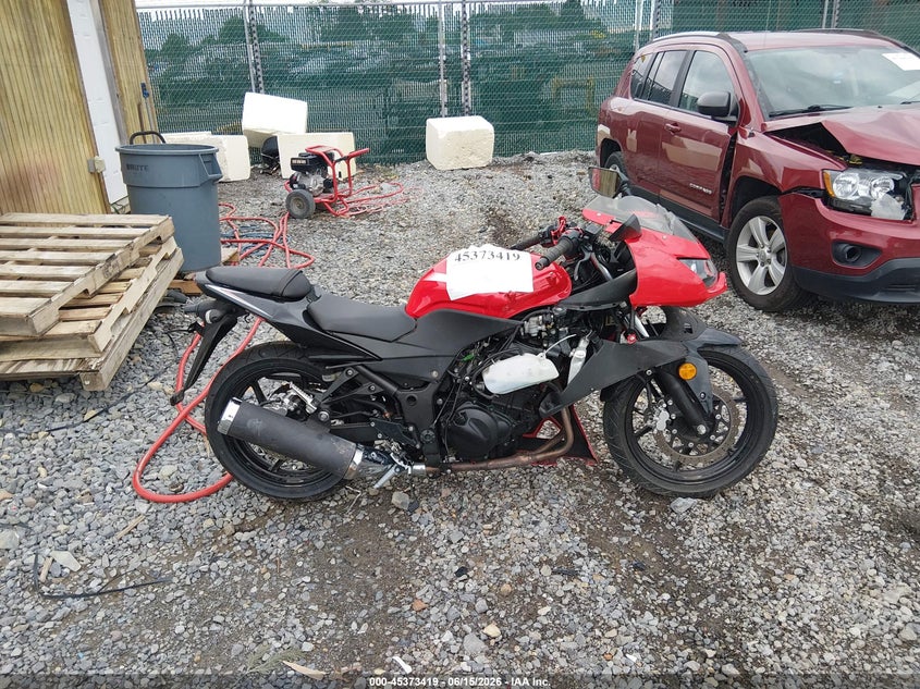 2012 Kawasaki Ex250 J VIN: JKAEXMJ18CDAA5839 Lot: 45373419