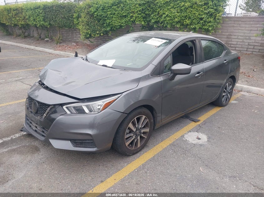 2021 NISSAN VERSA auction photo 2