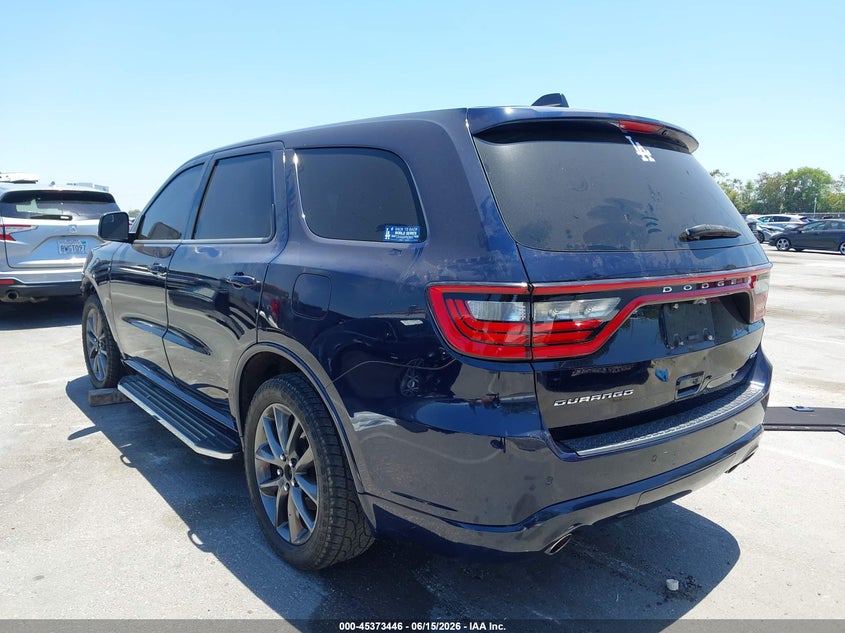 Vin: 1c4rdhdg6jc312230, lot: 45871432, dodge durango gt rwd 20183