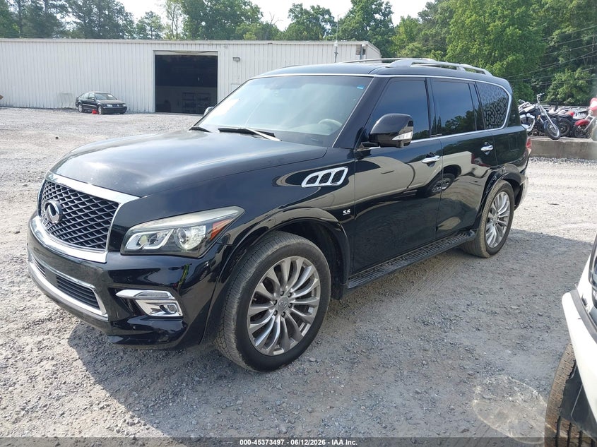 2015 INFINITI QX80 auction photo 2