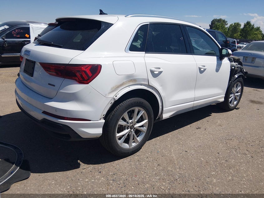 Vin: wa1decf36p1048509, lot: 45871491, audi q3 premium 45 tfsi s line quattro tiptronic 20234