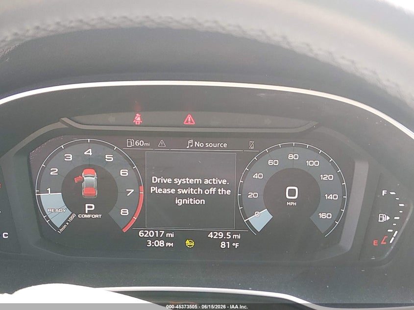 2023 Audi Q3 Premium 45 Tfsi S Line Quattro Tiptronic VIN: WA1DECF36P1048509 Lot: 45373505