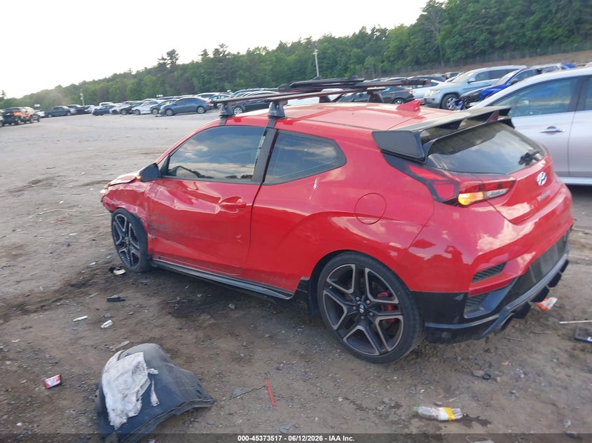Vin: kmht36ah1nu013931, lot: 45871503, hyundai veloster n 20223