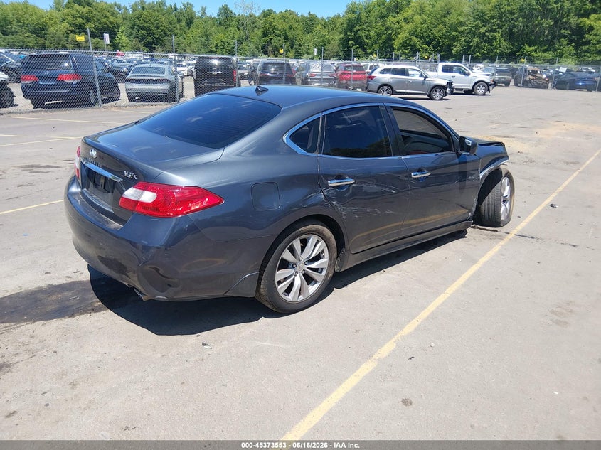 Vin: jn1by1ar3bm370832, lot: 45871539, infiniti m37x 20114