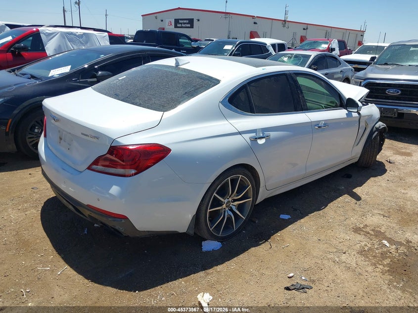 Vin: kmtg44la3ku030489, lot: 45871553, genesis g70 2.0t advanced 20194
