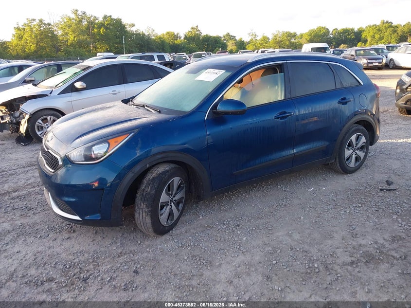 Vin: kndcb3lc5k5344816, lot: 45871568, kia niro lx 20192