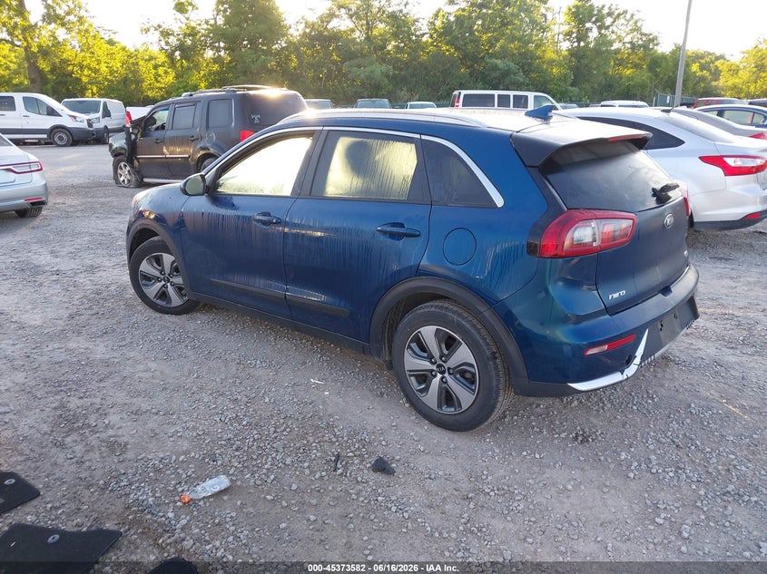 Vin: kndcb3lc5k5344816, lot: 45871568, kia niro lx 20193