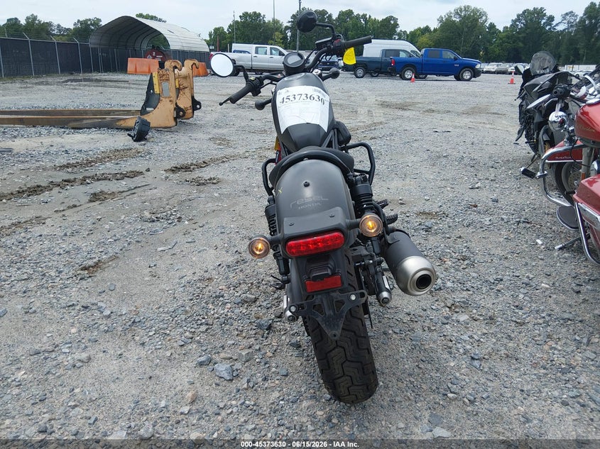 2021 Honda Cmx500 A VIN: MLHPC5653M5400646 Lot: 45373630