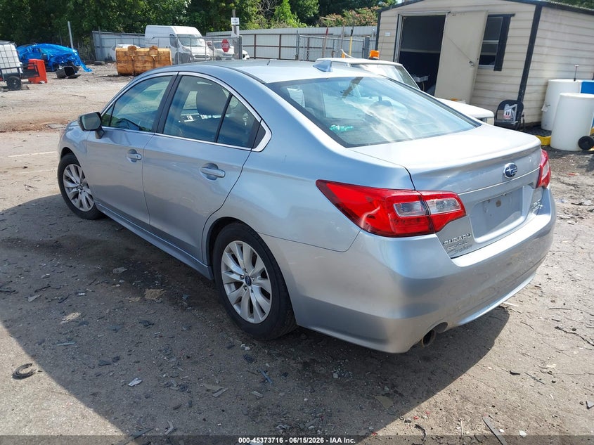 Vin: 4s3bnaf64g3032602, lot: 45871701, subaru legacy 2.5i premium 20163