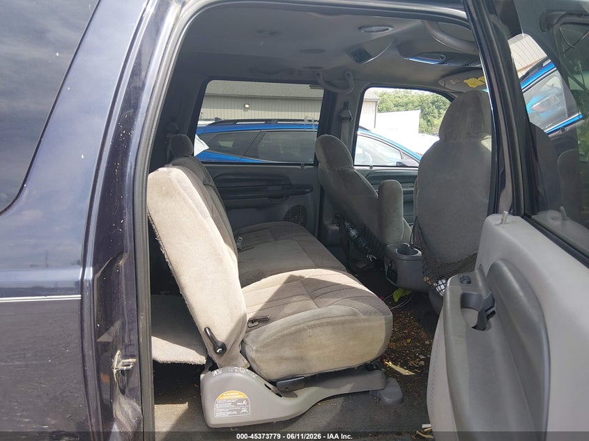 2000 Ford Excursion Xlt VIN: 1FMNU40L4YEC72444 Lot: 45373779