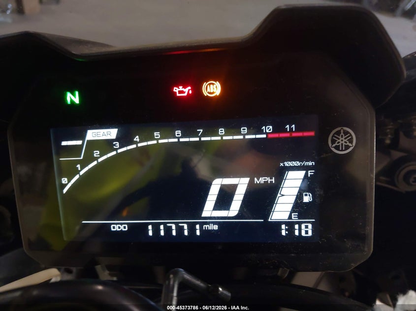 2023 Yamaha Yzfr7 VIN: JYARM38E9PA005792 Lot: 45373786