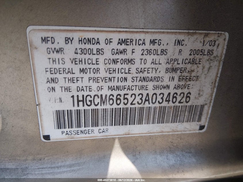 AtlanticExpress - Honda Accord