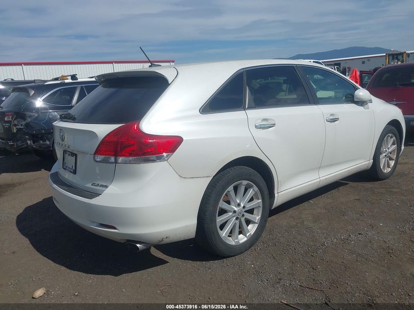 2012 TOYOTA VENZA SPORT UTILITY VEHICLE 2.7L I-4 DOHC, VVT, 182HP