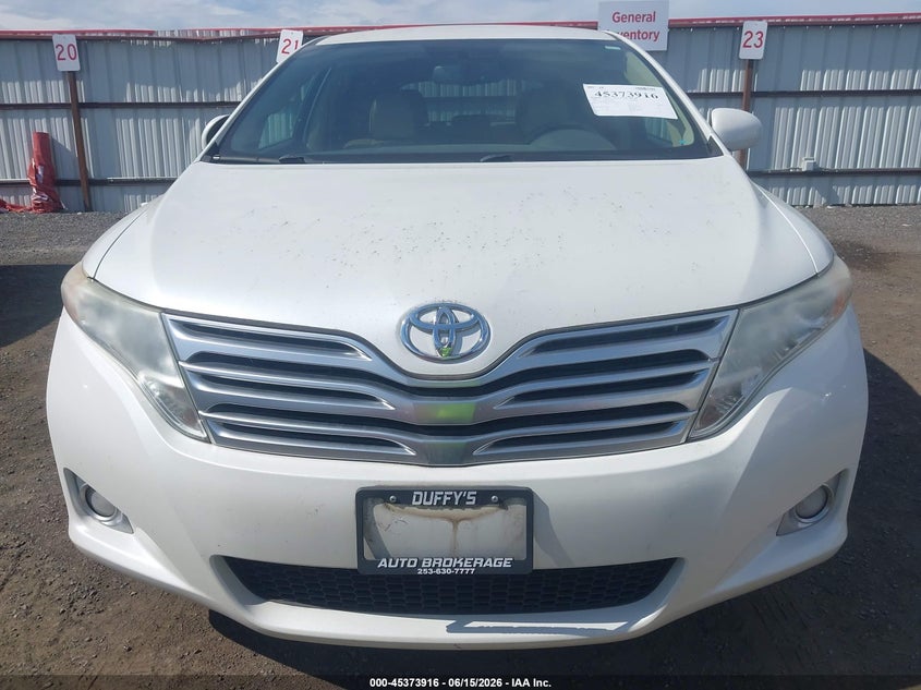 2012 TOYOTA VENZA SPORT UTILITY VEHICLE 2.7L I-4 DOHC, VVT, 182HP