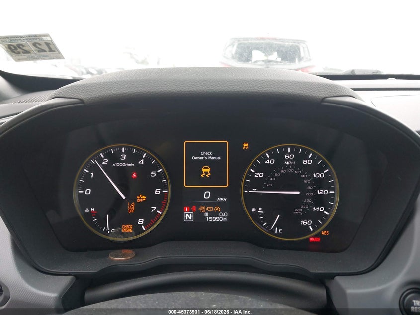 2024 SUBARU CROSSTREK auction photo 7