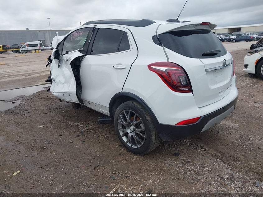 Vin: kl4cj1sb6kb744878, lot: 45871954, buick encore fwd sport touring 20193