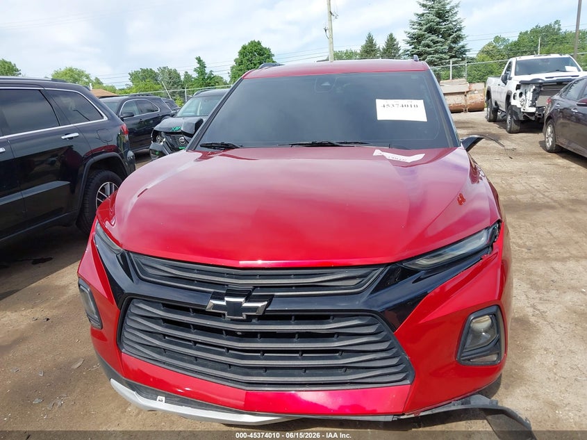 CHEVROLET BLAZER 2022 VIN 3GNKBJRS8NS175763