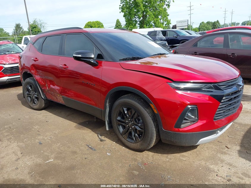 CHEVROLET BLAZER 2022 VIN 3GNKBJRS8NS175763