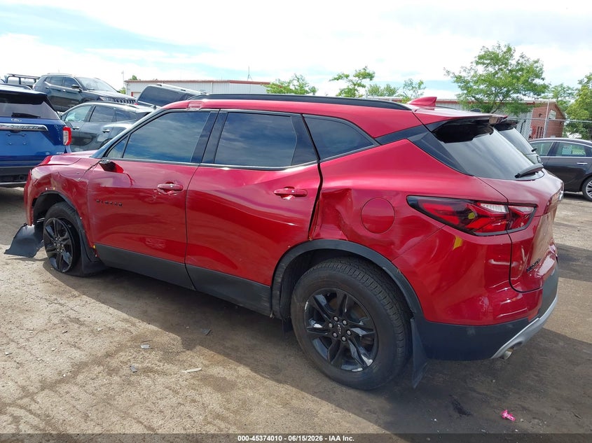 CHEVROLET BLAZER 2022 VIN 3GNKBJRS8NS175763