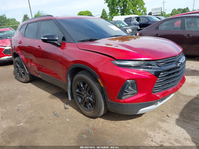 CHEVROLET BLAZER 2022 VIN 3GNKBJRS8NS175763