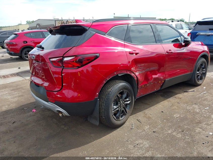 CHEVROLET BLAZER 2022 VIN 3GNKBJRS8NS175763