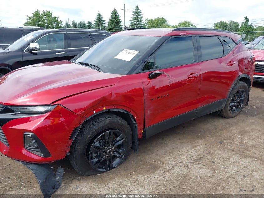 CHEVROLET BLAZER 2022 VIN 3GNKBJRS8NS175763