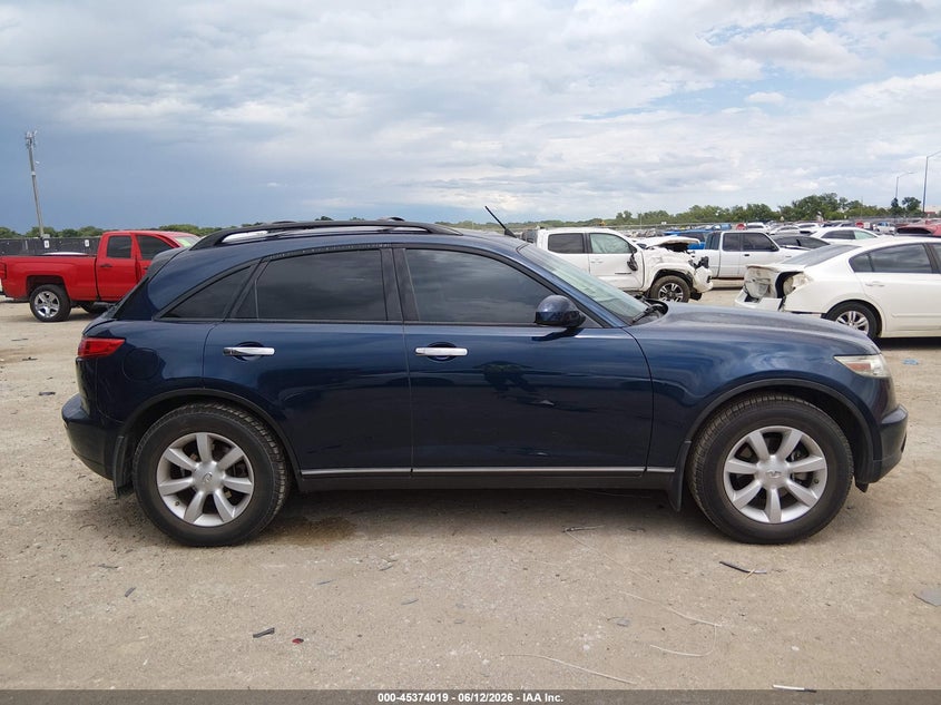 2005 Infiniti Fx35 VIN: JNRAS08U45X109579 Lot: 45374019