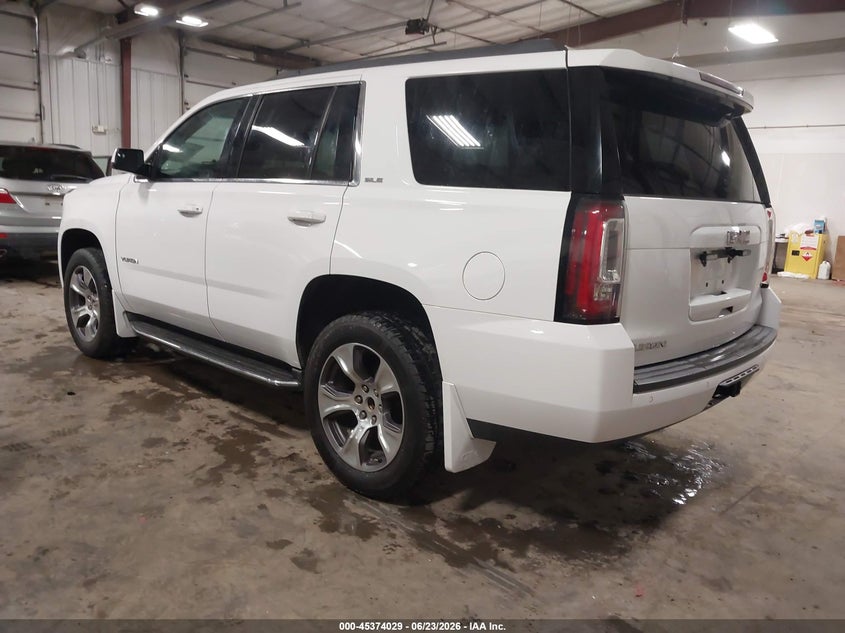Vin: 1gks2akc8jr116659, lot: 45872015, gmc yukon sle 20183