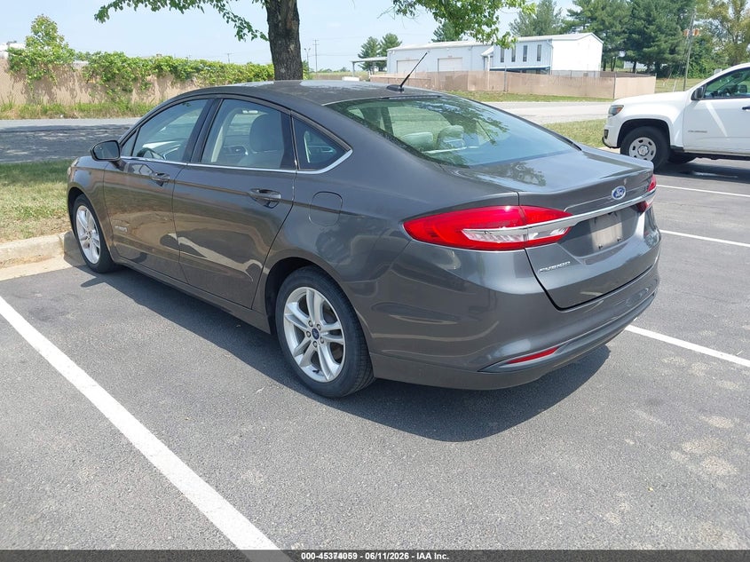 2018 FORD FUSION HYBRID S — Фото 3