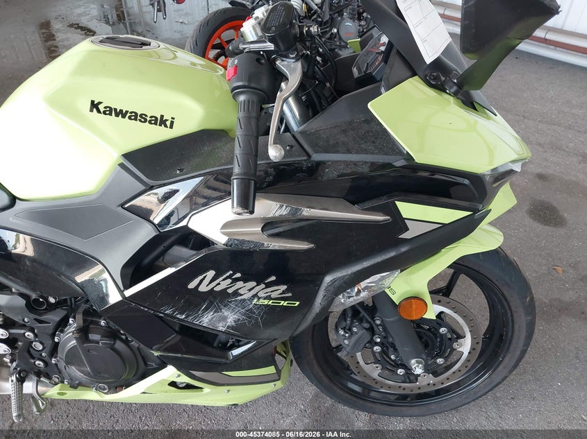 2026 Kawasaki Ex500 VIN: ML5EXGG17TDA85762 Lot: 45374085