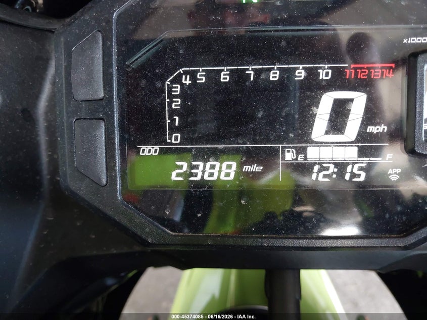 2026 Kawasaki Ex500 VIN: ML5EXGG17TDA85762 Lot: 45374085