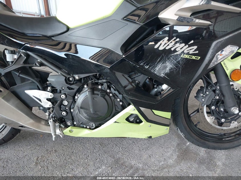 2026 Kawasaki Ex500 VIN: ML5EXGG17TDA85762 Lot: 45374085