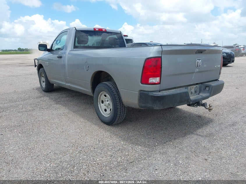 Vin: 3c6jr7dg8mg635227, lot: 45872080, ram 1500 classic tradesman  4x4 8' box 20213